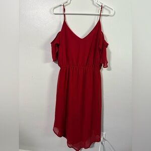 HeartSoul Vibrant Red Mini Dress